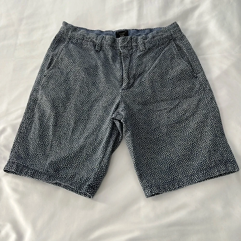 J. Crew Club Tiny Flowers Printed Shorts